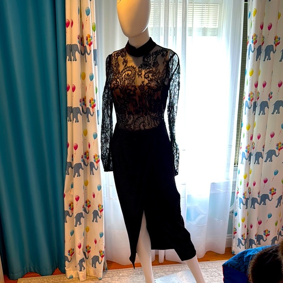 Self-Portrait Black Lace Dress